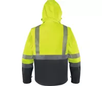 Delta FAST Bunda Softshell reflexní ŽLUTÁ/šedá-1