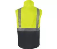 Delta FAST Bunda Softshell reflexní ŽLUTÁ/šedá-2