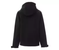 PAYPER GALE KIDS dětská softshell bunda kapuce černá-2