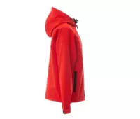 PAYPER GALE KIDS dětská softshell bunda kapuce-červená-1