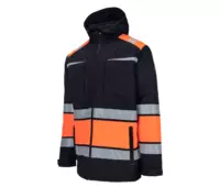 ORIBI HV 1 parka bunda tř.1 černo-oranžová 2