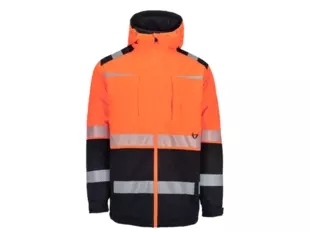 ORIBI HV 2 parka bunda tř.2 černo-oranžová 1