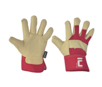 Kombinované rukavice ROSE-FINCH červené