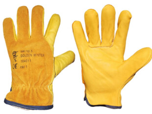 Zimní pracovní zateplené rukavice Golden Winter