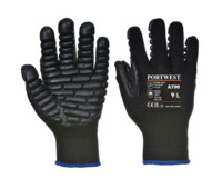 A790 rukavice antivibrační černé