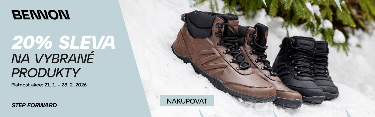 BENNON AKCE BAREFOOT a FORCE do 28.2.2026 nebo do vyprodání zásob
